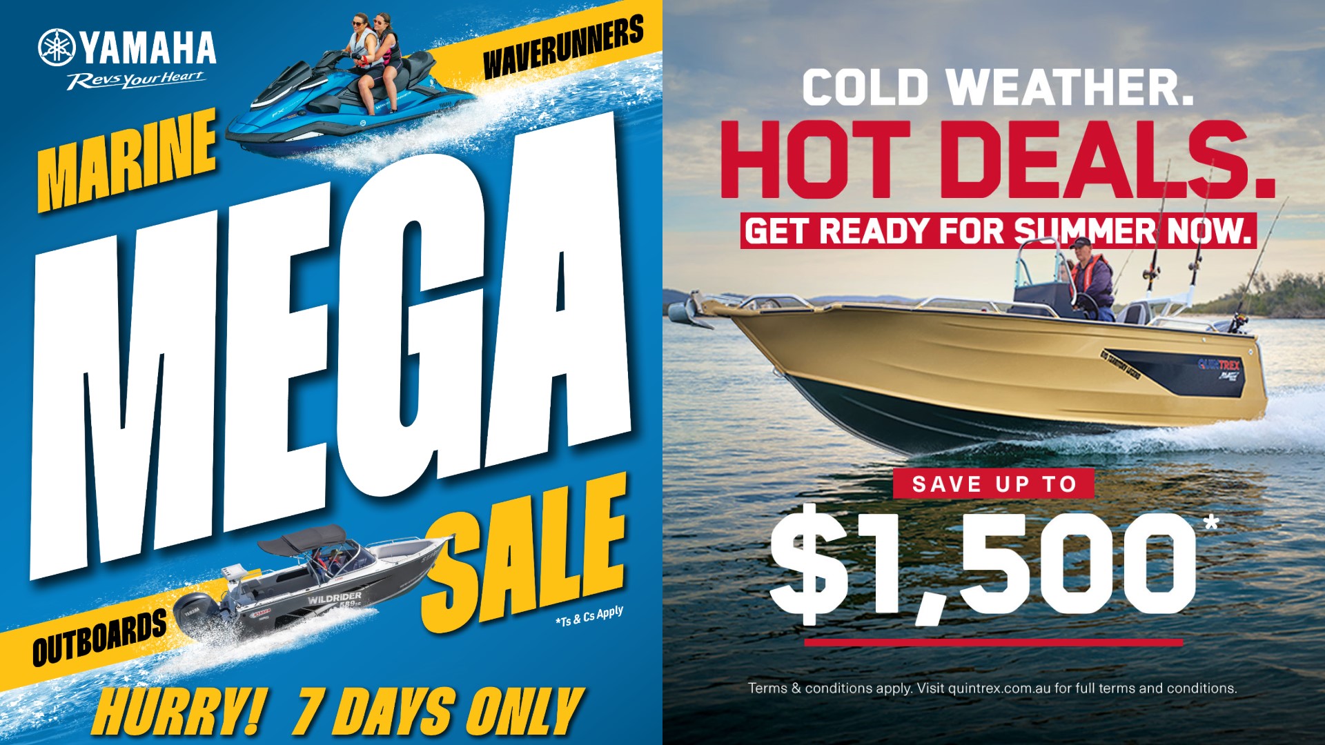 Save Up to $1,500 on Quintrex Boats at Coast Road Marine!
